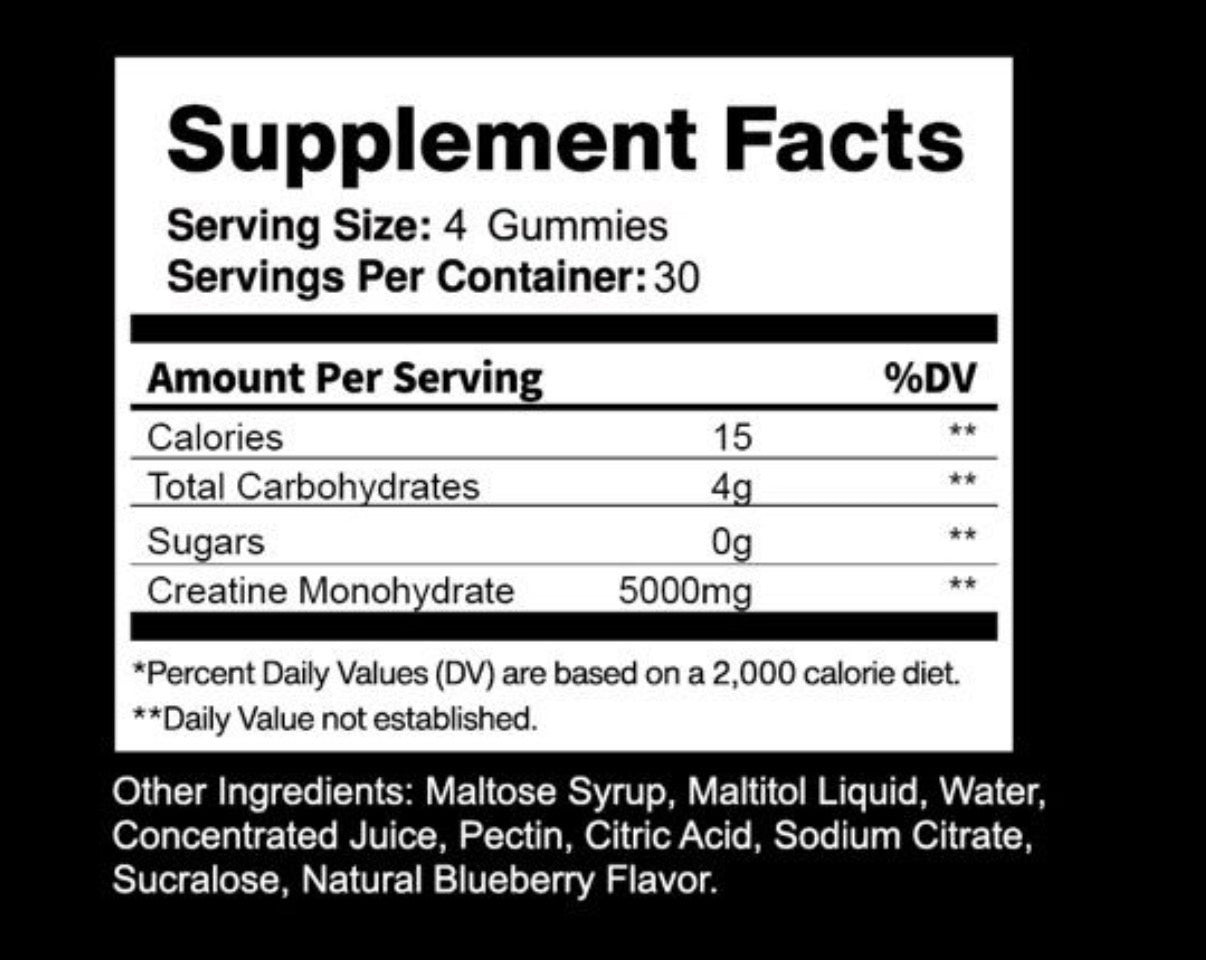 Gomitas de Creatina 5000mg