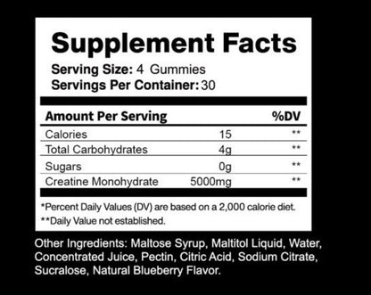 Gomitas de Creatina 5000mg